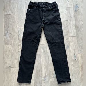 Citizen Of Humanity Olivia High Rise Slim Ankle Black Jeans 27